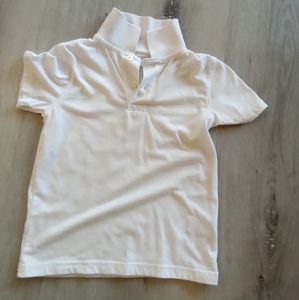 Cat & Jack white uniform polo